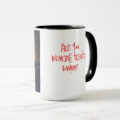 Engelse Bulldog Bearing Treat Christmas Coffee Mok (Voorkant rechts)