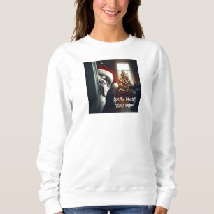 Engelse Bulldog Bearing Treat Christmas Sweatshirt