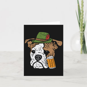 Engelse Bulldog Beierse Hond Mannen Vrouwen  Kaart