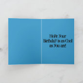 Engelse Bulldog Birthday Card, Cool Man Kaart (Binnen)