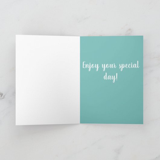  Engelse Bulldog Birthday Kaart (Binnen)