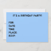 Engelse Bulldog Birthday-uitnodigingen Kaart (Achterkant)