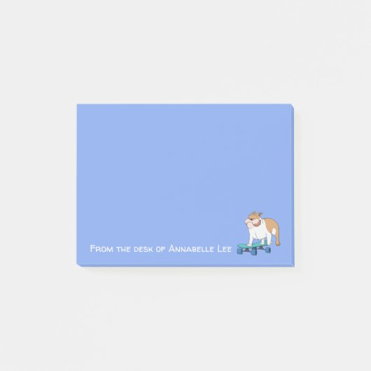 Engelse Bulldog Boarder Post-it® Notes (Voorkant)