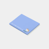 Engelse Bulldog Boarder Post-it® Notes (Schuin)