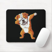 Engelse Bulldog Boys Dab Dance Puppy Lover Muismat (Met muis)