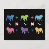 Engelse Bulldog Briefkaart (Voorkant)