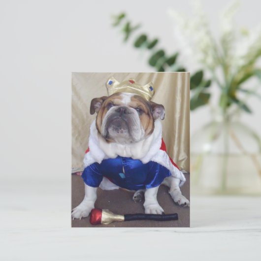Engelse Bulldog Briefkaarten (Staand voorkant)