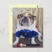 Engelse Bulldog Briefkaarten (Voorkant / Achterkant)