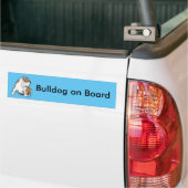 Engelse Bulldog Bumpersticker (Op Truck)