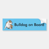 Engelse Bulldog Bumpersticker (Voorkant)