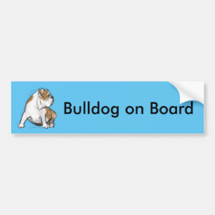 Engelse Bulldog Bumpersticker