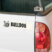 Engelse Bulldog Bumpersticker (Op Truck)