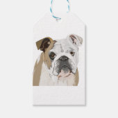 Engelse Bulldog Cadeaulabel (Voorkant)