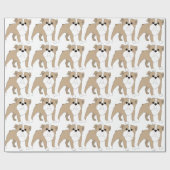 Engelse Bulldog Cadeaupapier (Vlak)