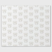 Engelse Bulldog Cadeaupapier (Vlak)