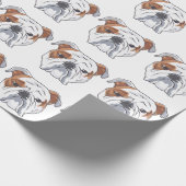 Engelse Bulldog Cadeaupapier (Hoek)