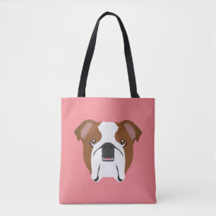 Engelse Bulldog Canvas tas