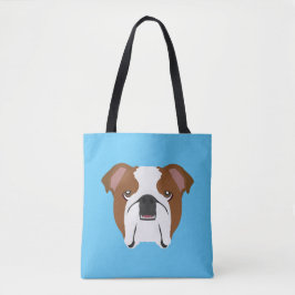 Engelse Bulldog Canvas tas