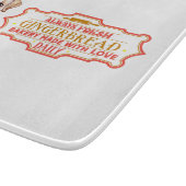 Engelse Bulldog Chef Baking Gingerbread Snijplank (Hoek)