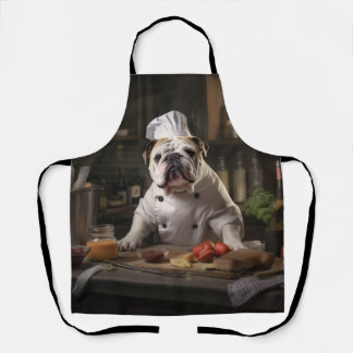 Engelse Bulldog Chef Schort