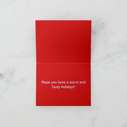 Engelse Bulldog Christmas Kaarten (Binnen)