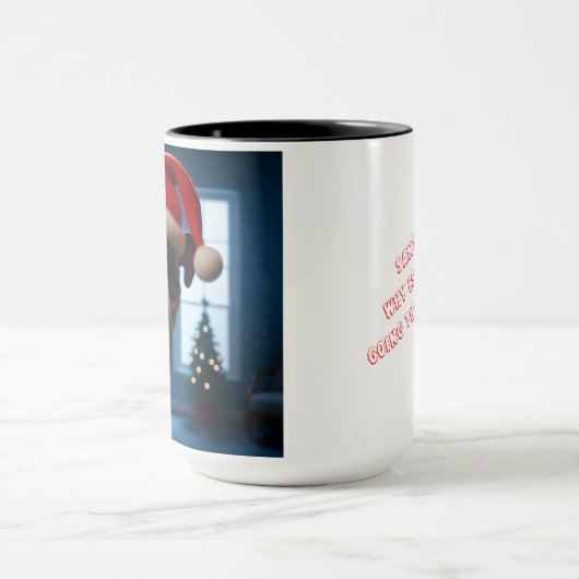 Engelse Bulldog Claymation Coffee Mok Cup (Midden)