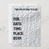 Engelse Bulldog Cool Bachelor Party uitnodigingen (Achterkant)