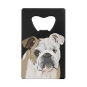 Engelse Bulldog Creditkaart Flessenopener (Voorkant)