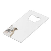 Engelse Bulldog Creditkaart Flessenopener (Achterkant Gekanteld)