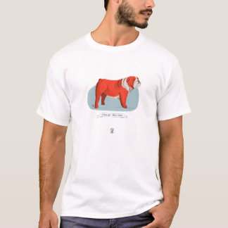 Engelse Bulldog - Cute British Bulldog Drawing T-shirt