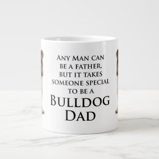 Engelse Bulldog Dad Jumbo Mok (Voorkant)