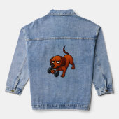 Engelse Bulldog Denim Jacket (Achterkant)