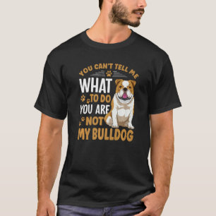 Engelse Bulldog Dog Apparel voor mannen en vrouwen T-shirt