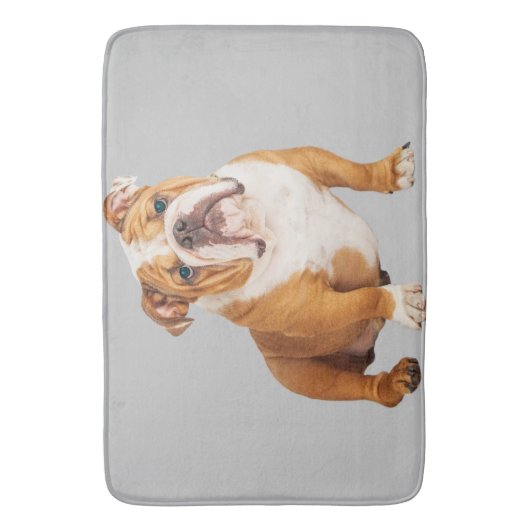 Engelse Bulldog Dog Badmat (Voorkant Verticaal)