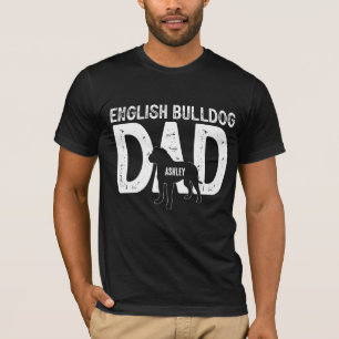 Engelse Bulldog Dog Dad Puppy Dad T-Shirt