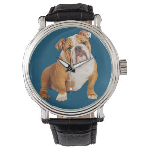 Engelse Bulldog Dog Horloge