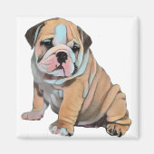 Engelse Bulldog Dog Magneet (Voorkant)