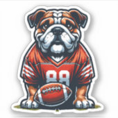 Engelse bulldog dog Sticker (Voorkant)