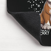 Engelse Bulldog Dog Tree Kersttrui Xmas Do Muismat (Hoek)