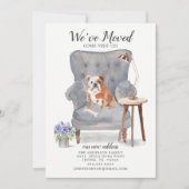 Engelse Bulldog Dog | Verplaatsingsaankondiging Aankondiging (Voorkant)