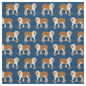 Engelse Bulldog dogs skateboards Stof (Swatch)