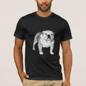 Engelse Bulldog Drawing T-shirt (Voorkant)
