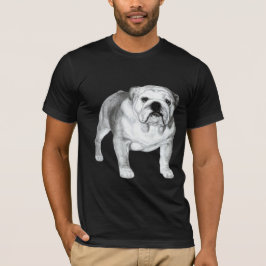 Engelse Bulldog Drawing T-shirt