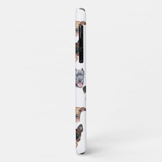 Engelse bulldog en vrienden gepersonaliseerd Hoesj Case-Mate iPhone Case (Achterkant/links)