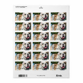 Engelse bulldog etiket (Full Sheet)
