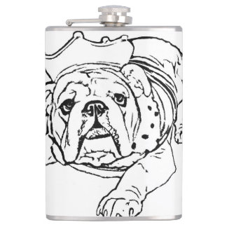Engelse bulldog flas heupfles