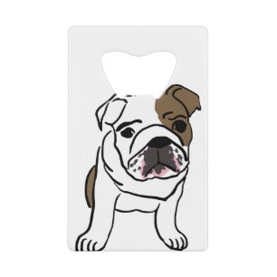 Engelse Bulldog Geschenk T-shirts Nope Lui Engelse Creditkaart Flessenopener