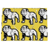 Engelse Bulldog Gift Bag Groot Cadeauzakje (Voorkant)