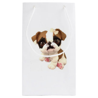 Engelse Bulldog Gift Bag Klein Cadeauzakje