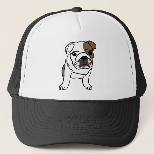 Engelse Bulldog Gift Shirten Nope Lazy English Bul Trucker Pet (Voorkant)